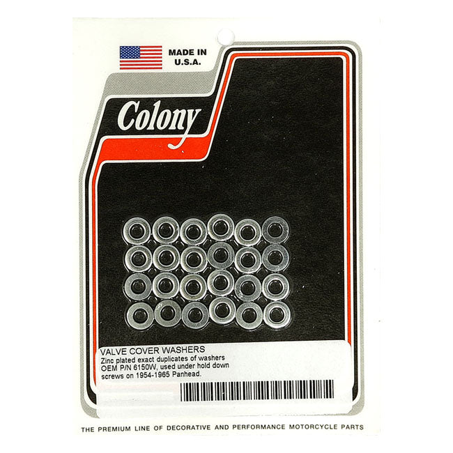 Colony, rocker cover washer set. Zinc ROCKER BOX MOUNT KITS Colony
