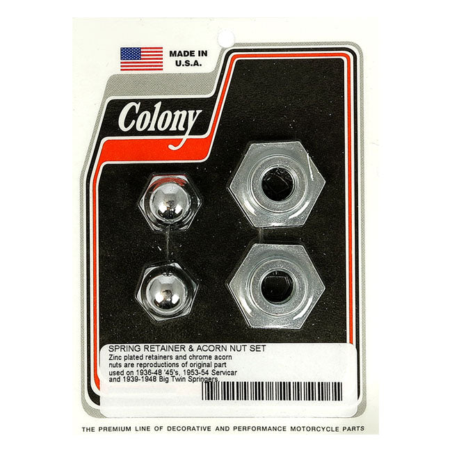 Colony springer retainer & top nut set SPRINGER REBUILD PARTS Colony