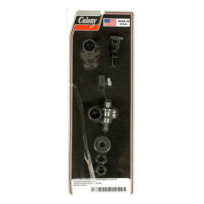 Colony, front brake shackle rebuild kit BRAKE DRUMS MISC Colony