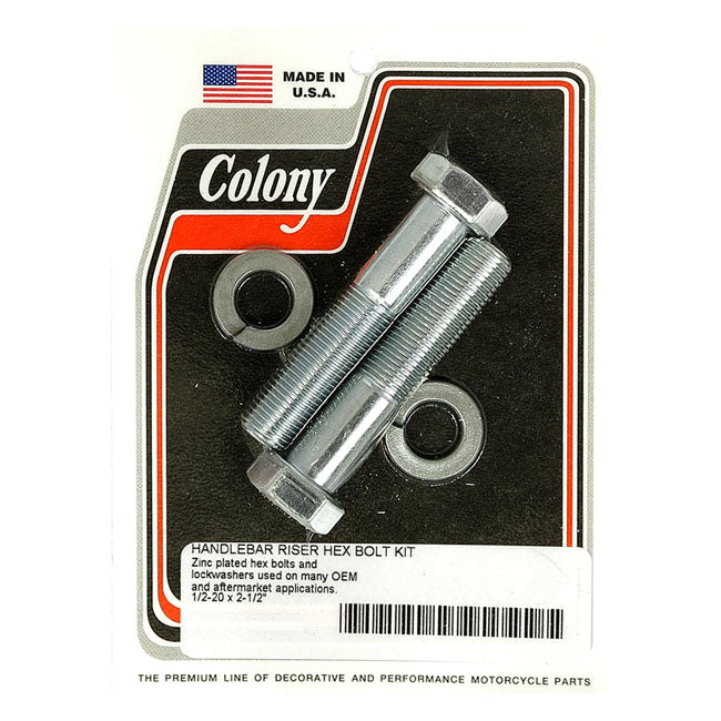 Colony riser bolt set RISERS MOUNTS Colony