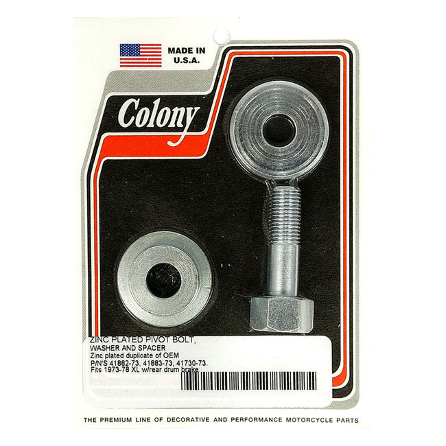 Colony brake anchor pivot bolt kit BRAKE ANCHORS AND RODS Colony