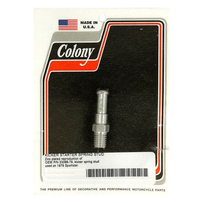 Colony, kickstart return spring stud. Zinc KICKSTART PARTS Colony