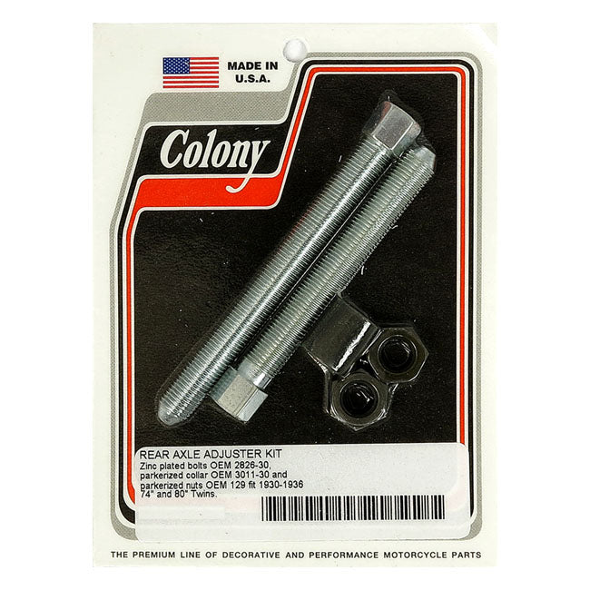 Colony wheel axle adjuster kit WHEEL AXLES ADJUSTERS Colony