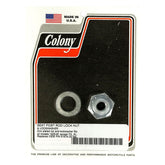 Colony, seat post rod lock nut kit. Zinc SEAT MOUNT PARTS Colony