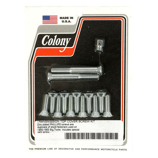 Colony transm top cover screw kit TRANSMISSION TOP COVER SCREW KITS Colony