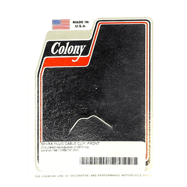 Colony, wire clip. Front spark plug cable WIRING MISC Colony