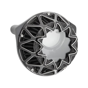 Arlen Ness Crossfire Air Cleaner, Contrast - 17-23 Milwaukee 8 Air Cleaner Arlen Ness