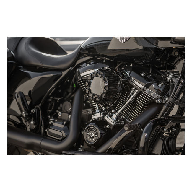Arlen Ness Crossfire Air Cleaner, All Black - Milwaukee 8 Air Cleaner Arlen Ness