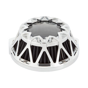 Arlen Ness Crossfire Air Cleaner, Chrome - 17-23 Milwaukee 8 Air Cleaner Arlen Ness