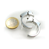 Motogadget, Motoscope Mini handlebar clip kit. 1". Polished SPEEDOMETER MOUNT PARTS Motogadget