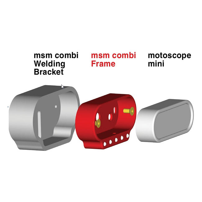 Motogadget Msm Combfr.Indic. L. Pl Speedometer Mount Parts Motogadget