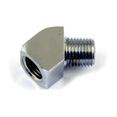 Adapter Oil Line Fitting, 45 Degrees. 1/4" Npt. Chrome Oil Line Fittings Gardner Westcott