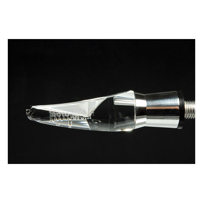 Motogadget, mo.blaze Ice LED turn signals. Polished TURN SIGNALS Motogadget