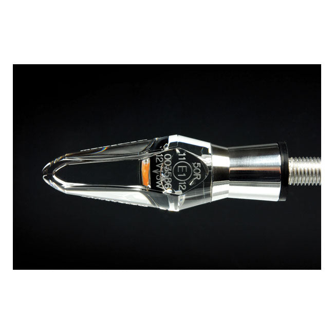 Motogadget, mo.blaze Ice LED turn signals. Polished TURN SIGNALS Motogadget