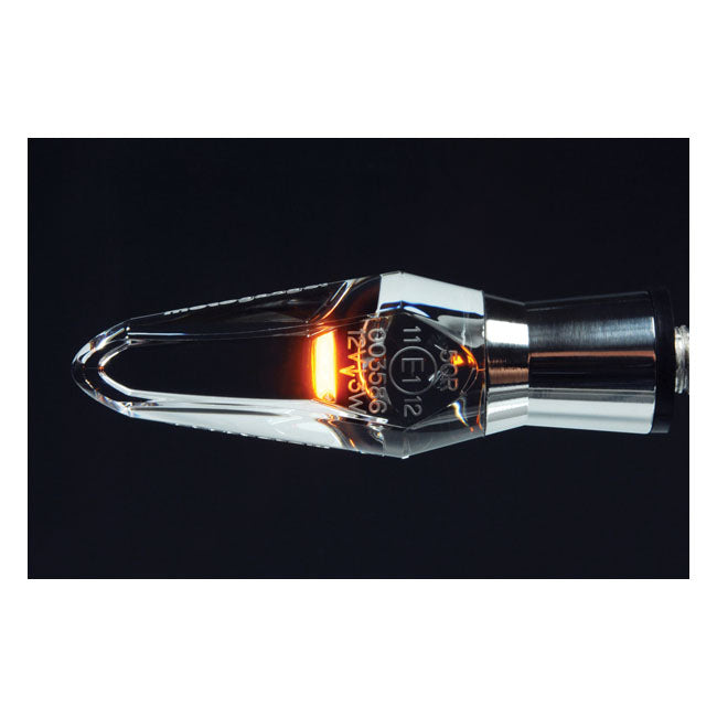 Motogadget, mo.blaze Ice LED turn signals. Polished TURN SIGNALS Motogadget
