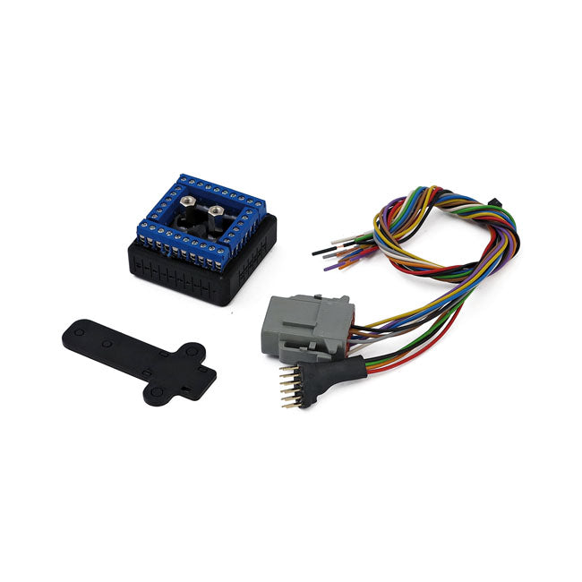 Motogadget, breakout box J1850 Twin Cam SPEEDOMETERS Motogadget