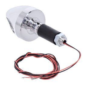 Motogadget, mo.blaze cone in-bar turn signals. Polished TURN SIGNALS Motogadget