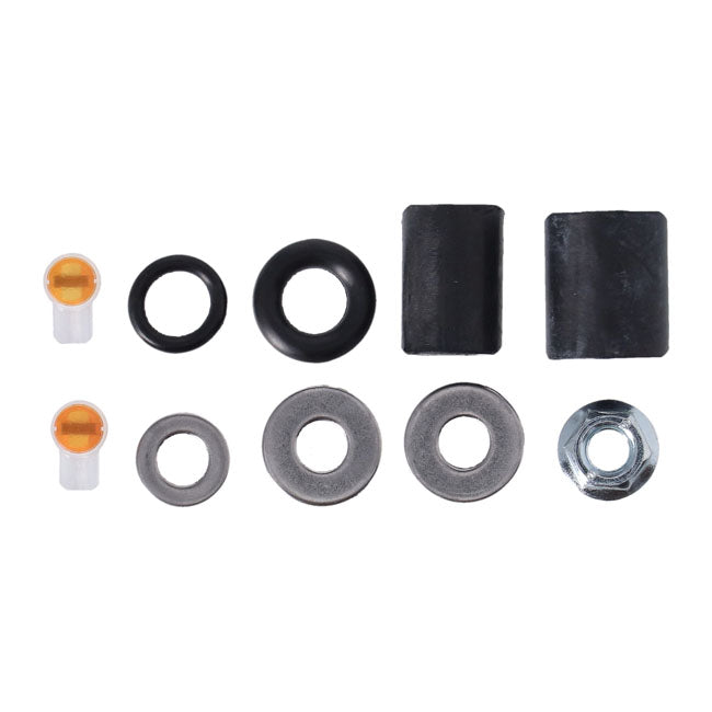 Motogadget, mo.blaze cone in-bar turn signals. Polished TURN SIGNALS Motogadget