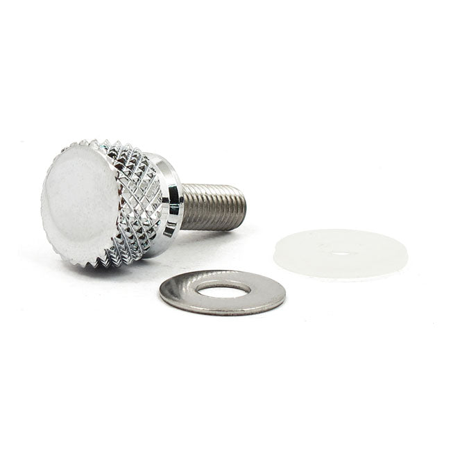 Thumb Screw Kit For Seat. Grooved. Chrome Seat Mount Parts Mcs