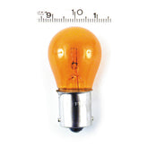 Light Bulb 12 Volt 32cp. Single Filament. Amber Bulbs Mcs