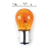 Light bulb 12-volt. Dual filament. Amber Bulbs Mcs