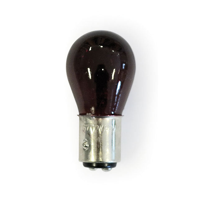 Super Stop/Taillight 12v Light Bulb. Repl. 1157. Red Lens Bulbs Mcs