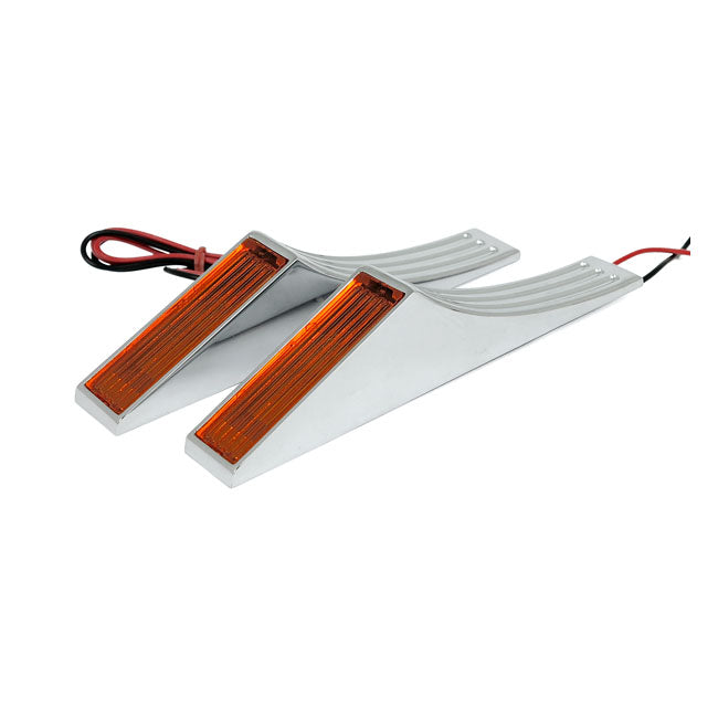 Vision, Turn Signals. Amber Lens. Df Marker Lights Mcs