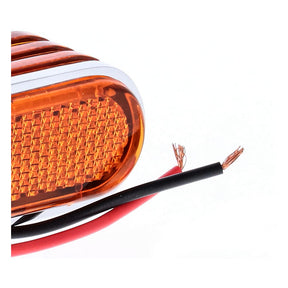 Lango Side Lighters, Turn Signals. Chrome Marker Lights Mcs