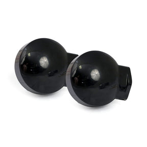 86 Up Style Fl Led Turn Signals. Front. Gloss Black Turn Signals Mcs