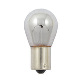 Light bulb #1156. 12v 21w. Amber glass/chrome Bulbs Mcs