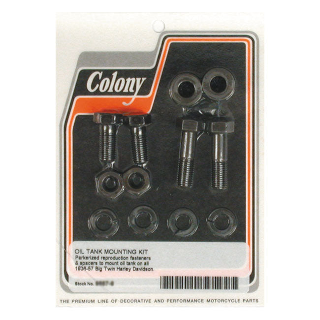 Colony, oil tank mount kit. Black Oil Tanks Mounts Colony