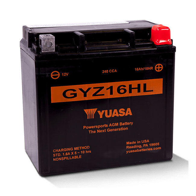Yuasa, GYZ series AGM battery GYZ16HL Batteries Yuasa