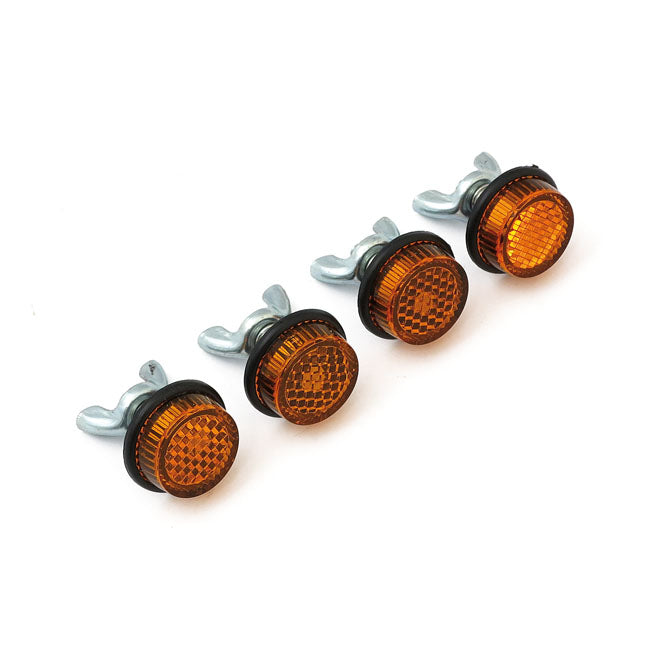 Chris Products, Mini Safety reflector. Amber Reflectors Chris Products