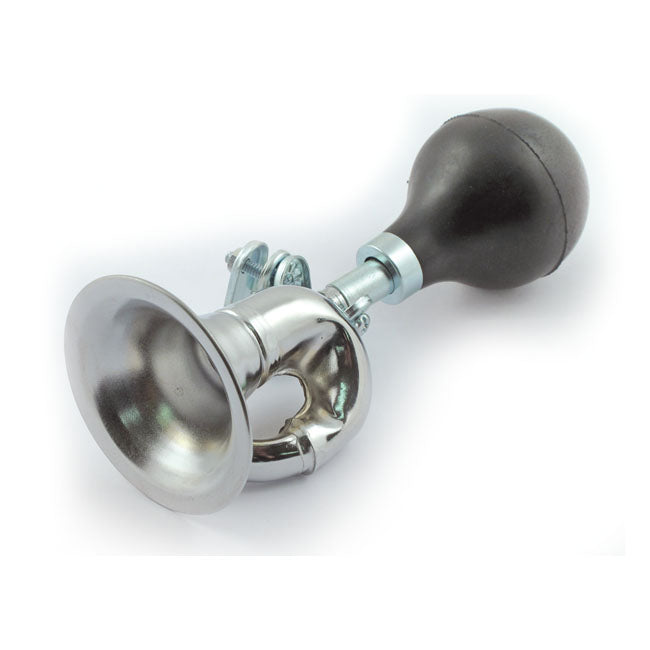Chris Products, classic squeeze horn. Chrome Horns Chris Products