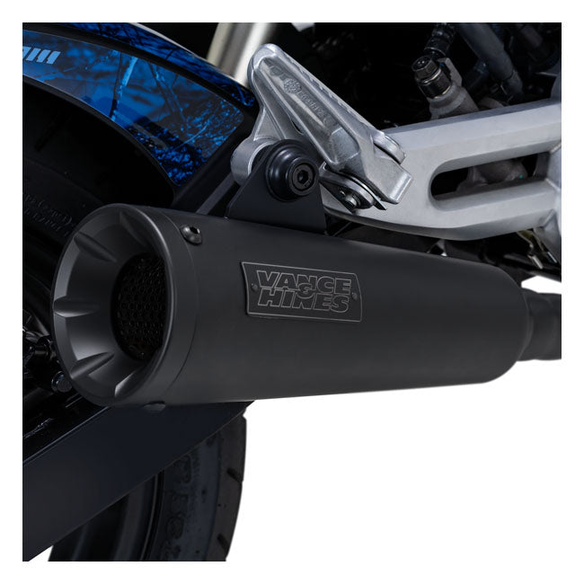 Vance & Hines, Upsweep slip-on. matte black Exhaust Slip-Ons And Mufflers Vance & Hines