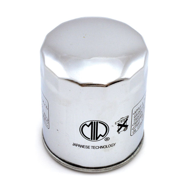 Miw, Spin On Oil Filter. Chrome Oil Filters Miw