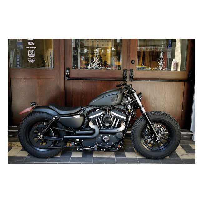 Solo Seat, Black - 04-22 XL Sportster Seat Rough Crafts