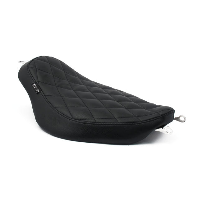 Solo Seat, Black - 04-22 XL Sportster Seat Rough Crafts