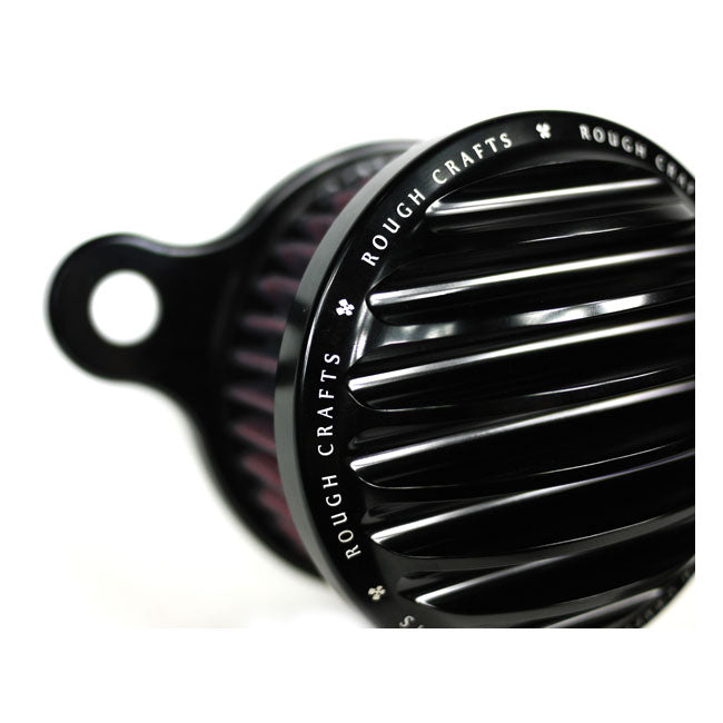 Rough Crafts Air Cleaner Kit, Black - 04-22 XL Sportster Air Cleaner Rough Crafts