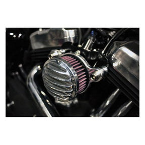 Air Cleaner Kit, Polished - 04-22 XL Sportster Air Cleaner Rough Crafts