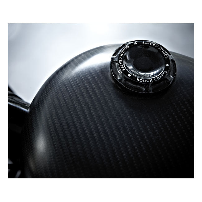 Groove Gas Cap, Black Gas Cap Rough Crafts Default Title