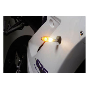 Kellermann. Micro 1000 Position Light turn signal. Chrome Turn Signals Kellermann