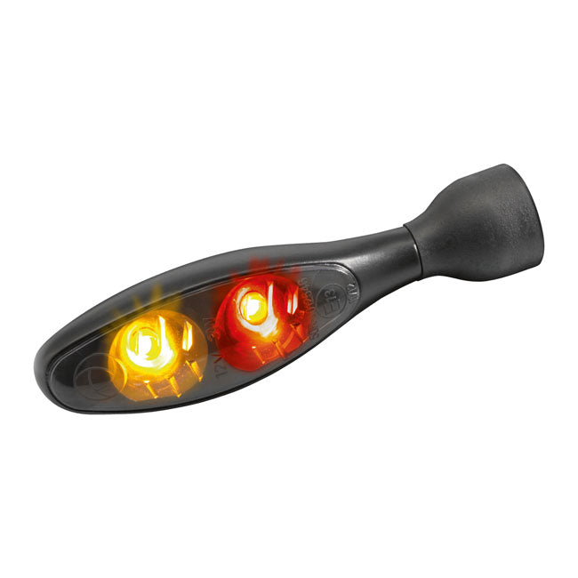 Kellermann. Micro 1000 DF Dark. 3-1 combo. Black Taillight/Turn Signals Combo Kellermann