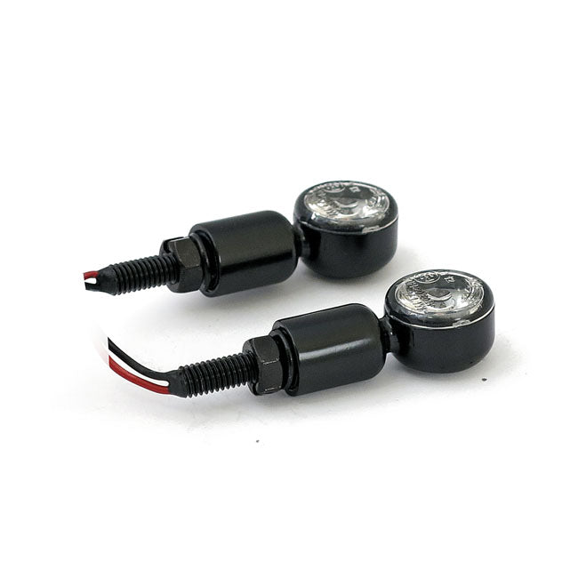 Mc1 Led Turn Signals Black, Clear Lens Turn Signals Mcs