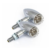 Micro Bullet Led Turn Signals, Chrome Turn Signals Mcs