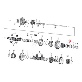 Needle Bearing, Mainshaft 5th Gear Transmission Parts Mcs