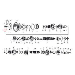 Nut, Transmission Pulley Transmission Parts Mcs
