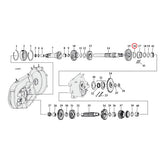 Thrust Washer, Transmission Mainshaft, Right Side .0795" Transmission Parts Mcs