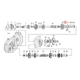 Thrust Washer, Transmission Mainshaft, Right Side .0725" Transmission Parts Mcs