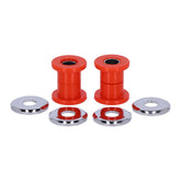 Handlebar Damper Kit, Red Polyurethane Risers Mounts Mcs